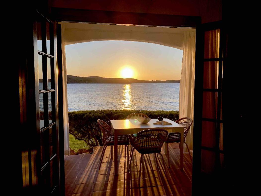 Miravent Terraza Y Jardin Frente Al Mar Menorca Apartamento Fornells  Exterior foto