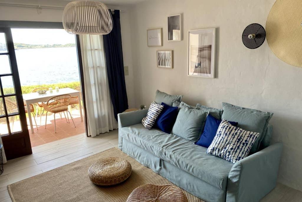 Miravent Terraza Y Jardin Frente Al Mar Menorca Apartamento Fornells  Exterior foto