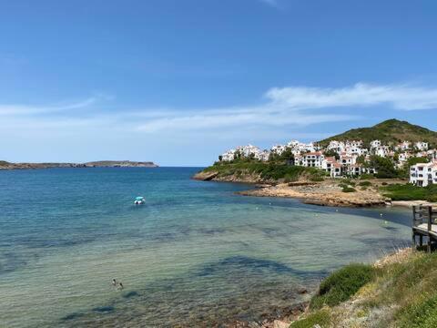 Miravent Terraza Y Jardin Frente Al Mar Menorca Apartamento Fornells  Exterior foto